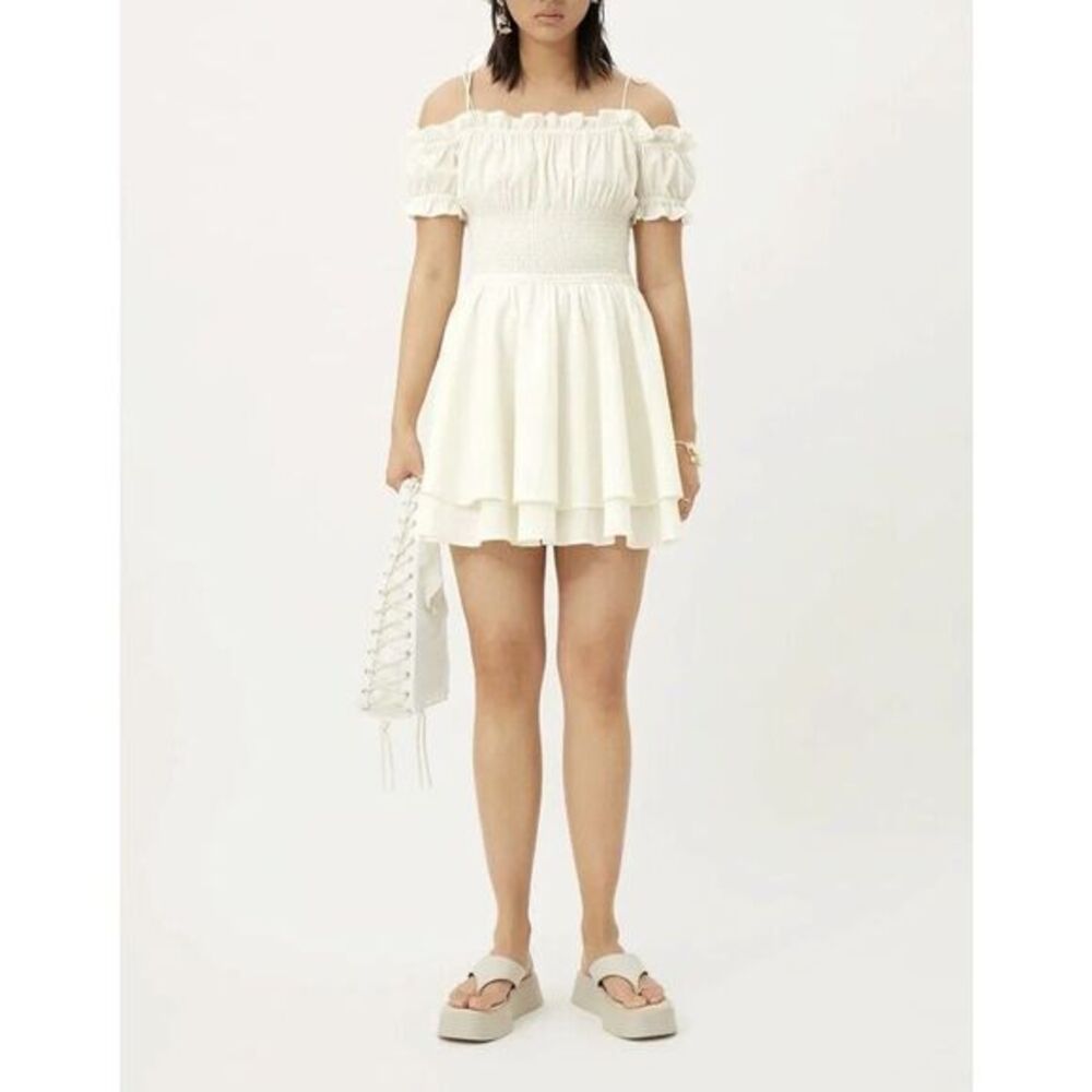weekday Lola Off Shoulder Dress‎ Size S